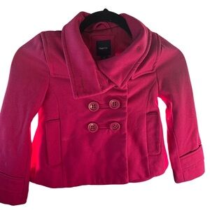 GAP Kids Pink Pea Coat